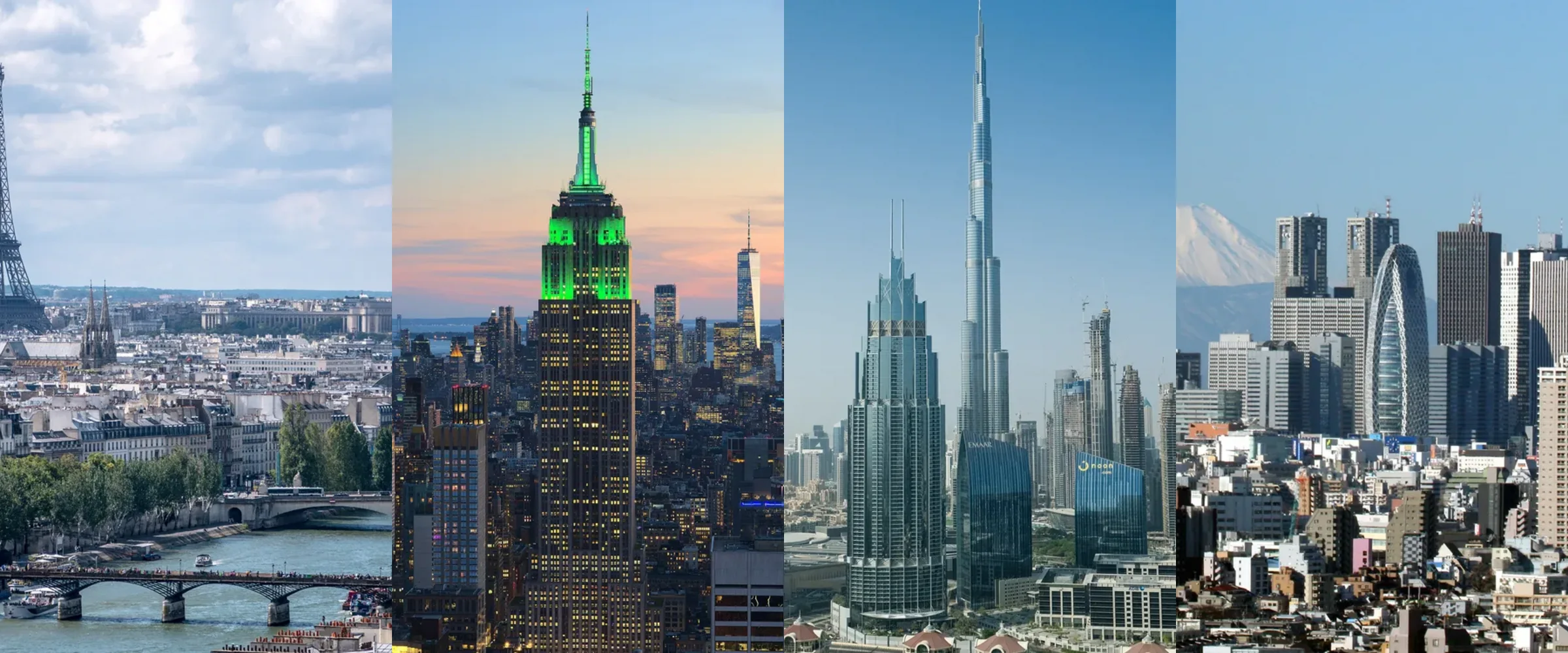 Destinations du monde entier